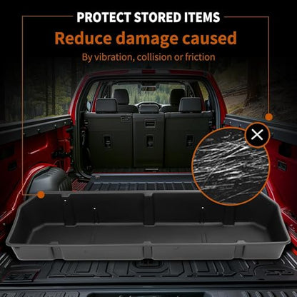 Full Size Truck Bed Storage Box Compatible with Ford Chevrolet GMC Dodge Ram Toyota Nissan Universal 55 Inch