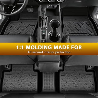 Floor Mats for Nissan Kicks 2025 2026 All Weather 3D TPE Anti