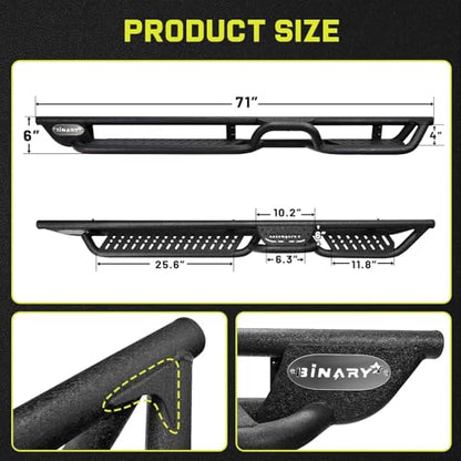 Running Boards Compatible with Vehicle 2007 (2 Count)