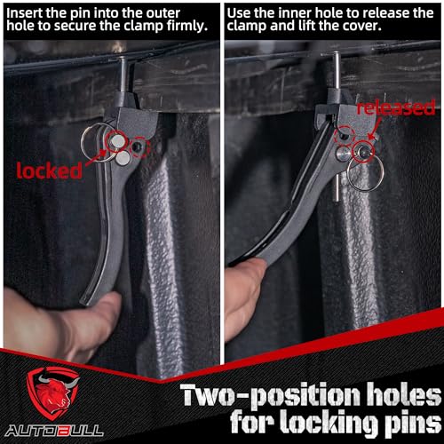 Hard Top Tri Fold tonneau Cover Compatible with 2007