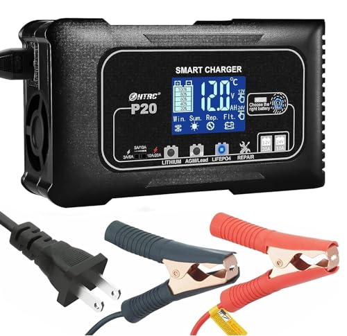 20Amp 12 24V Smart Car Battery Charger Fully Automatic Maintainer
