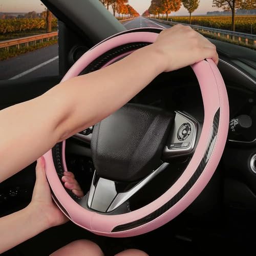New Leather Car Steering Wheel Cover