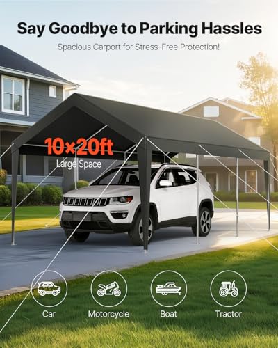Carport 10 x 20 FT Outdoor Car Canopy