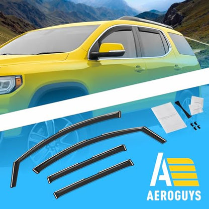 Extra Durable Window Deflectors in (4 Count)