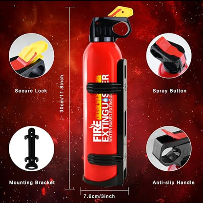 4 Pack Fire Extinguisher for Home with Wall Mount (4 Count)