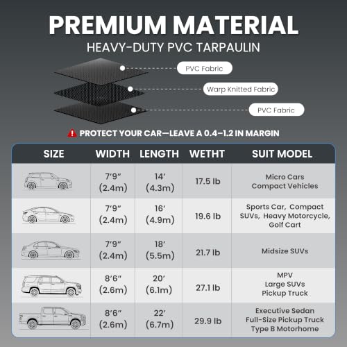 7'9" x 14' Garage Floor Mat