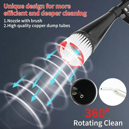 High Pressure Car Interior Cleaning Gun Interior Dryer Hair Dryer Car Detail Gun Fast Drying Blows Away Dust and Dirt Using Air