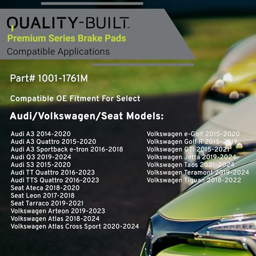 Rear Semi Metallic Brake Pads