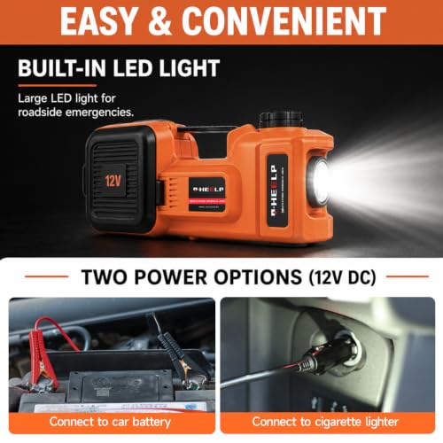 Electric Car Jack Kit 5 Ton 12V with Impact Wrench