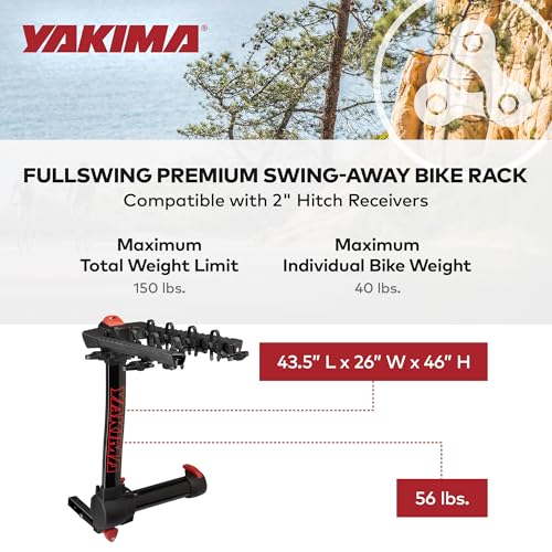 FullSwing Premium Locking Bike Hitch Rack