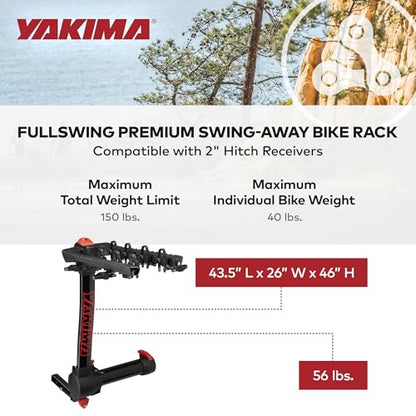 FullSwing Premium Locking Bike Hitch Rack