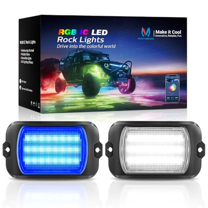Q1 MAX 2 Pod RGB+IC Replacement Rock Lights (12.32 Ounce)