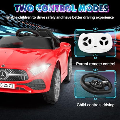 Battery Powered Electric Car Ride On Vehicle Double Doors