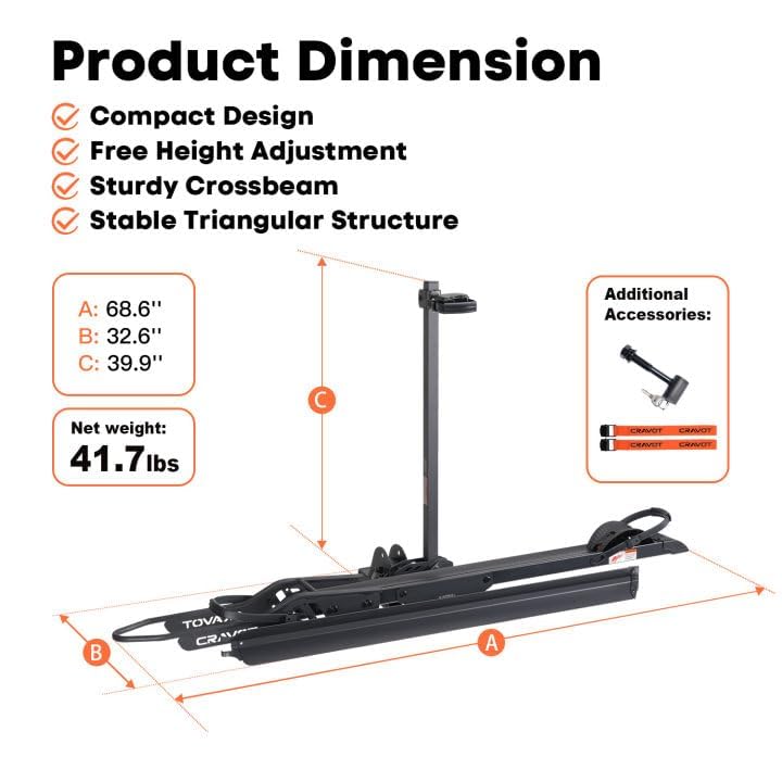 CyberRack E1 EBike Rack with Ramp for 1Ebike
