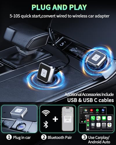 Wireless CarPlay & Android Auto Adapter 1