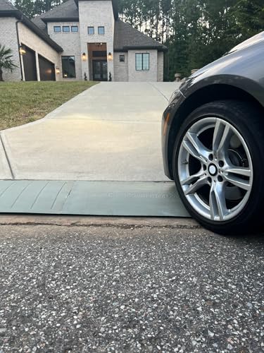 Gray Color Driveway Curb Ramps (3 Count)