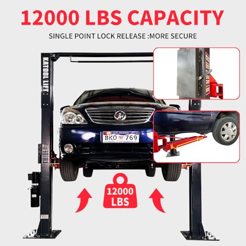 Single Point Lock Release 12000lbs Lifting Capacity 4.0HP 2