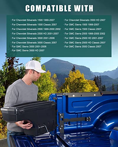 Truck Bed Tool Box for Chevy Silverado for GMC Sierra 2500 3500 1999