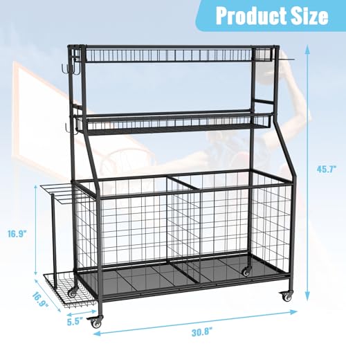 Sports Equipment Garage Organizer