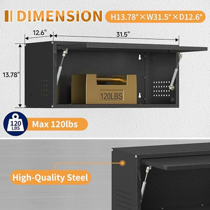Metal Garage Wall Cabinet with Up