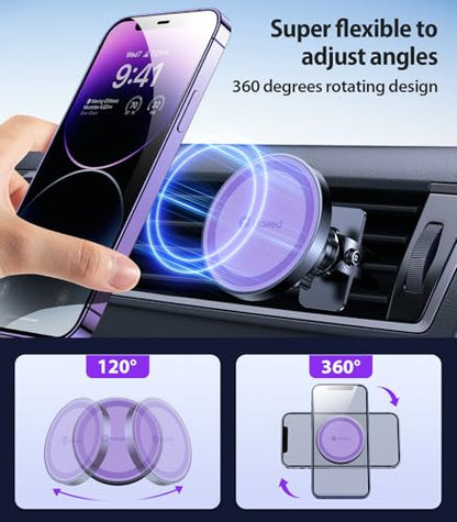 for MagSafe Car Mount [Strongest Magnet Power] Car Phone Holder