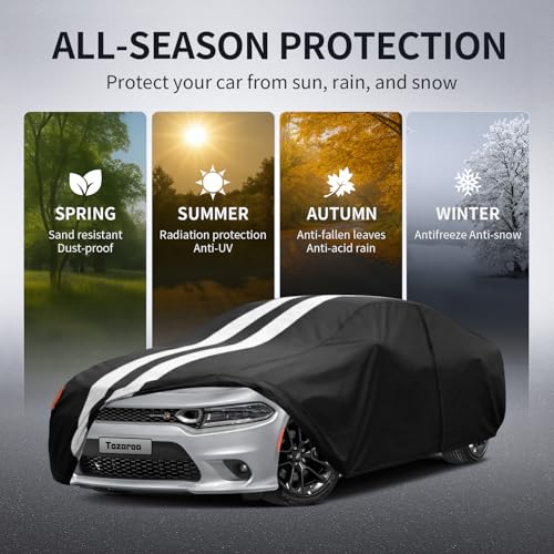 Multi Layer Car Cover Custom Fit for Dodge Challenger Widebody
