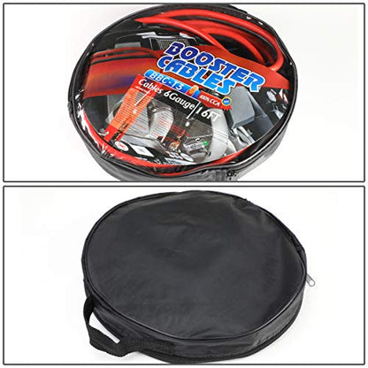 Heavy Duty 16Ft 6Gauge Booster Cable Power Jumper 400AMP Emergency Battery Start Car