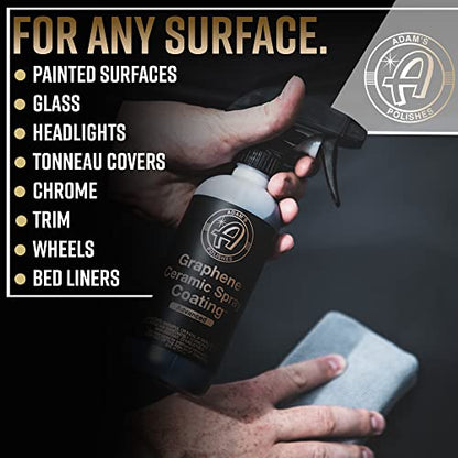 Adam's Advanced Graphene Ceramic Spray Coating Kit (12 Fl Oz)