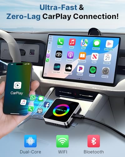 Wireless CarPlay & Android Auto Adapter 2025