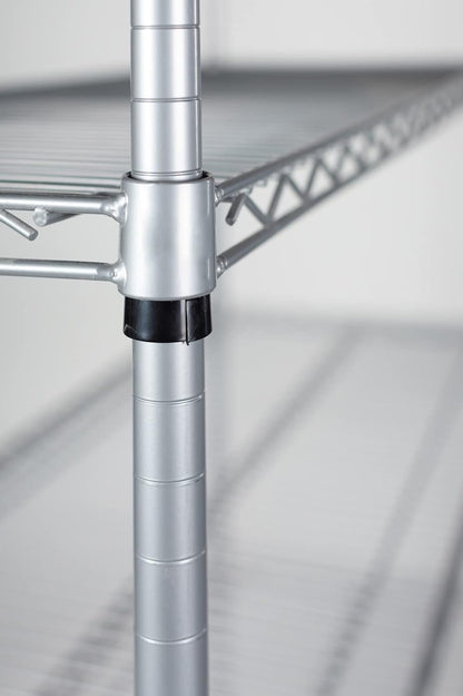 Omega 14" Deep x 54" Wide x 86" High 3 Tier Gray Starter Shelving Unit