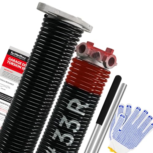 Pair of 1.75" Garage Door Torsion Springs Set with Non