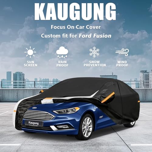 10 Layers Car Cover Custom Fit for Ford Fusion 2005