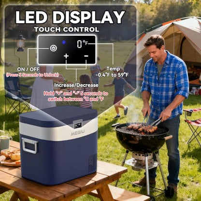 Car Refrigerator Portable Car Fridge 12V Refrigerator 23 Quart