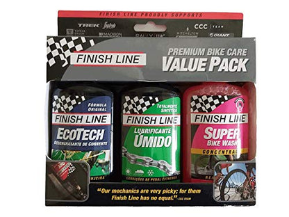 Bike Care Multi Purpose Wash Wet Lubricant Value Pack 4 oz (4 Ounce)