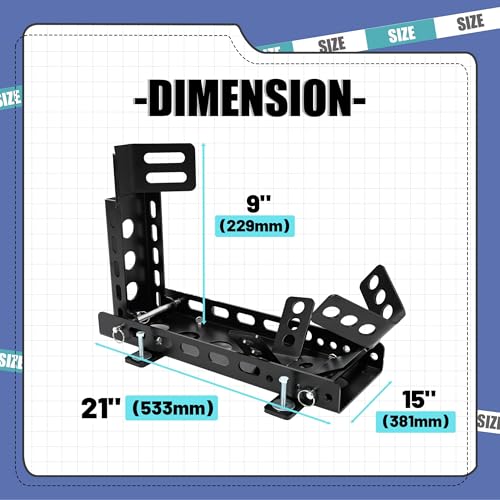 Motorcycle Wheel Chock Trailer 3000lb Capacity