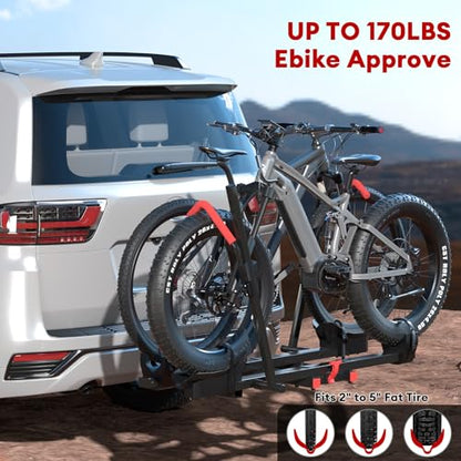 Hitch 2 EBike Rack with Ramp