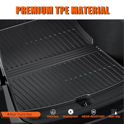 Floor Mats Cargo Liners for 2025 2026 Tesla Model Y Juniper Accessories 7PC
