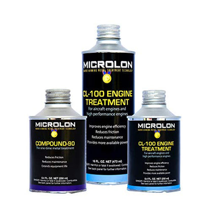 Microlon Cl100 High Performance Engine Treatment Kit for 4