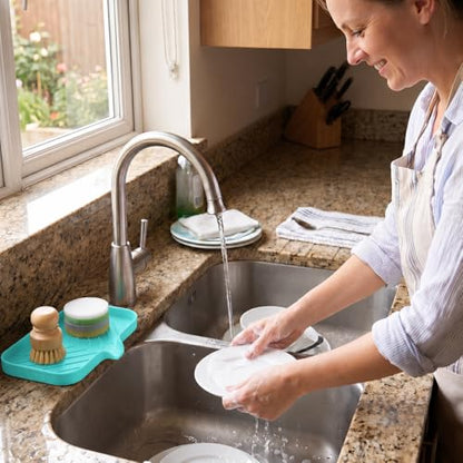 Silicone Soap Dish with Drain Spout