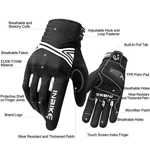 Motorcycle Gloves Breathable Mesh Touchscreen Hard Knuckles