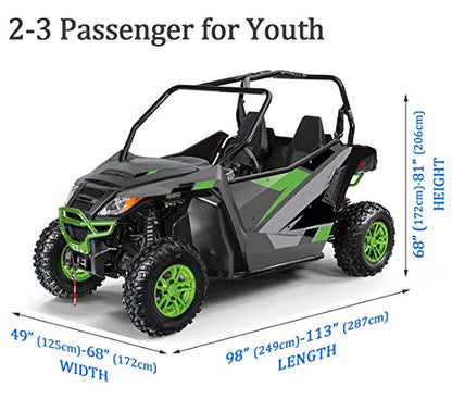 Side by Side UTV Cover Fit Smaller 2