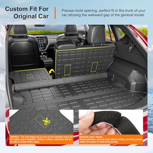 Cargo Mat & Backrest Mat Compatible with 2024