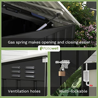 6x3 FT Horizontal Metal Shed