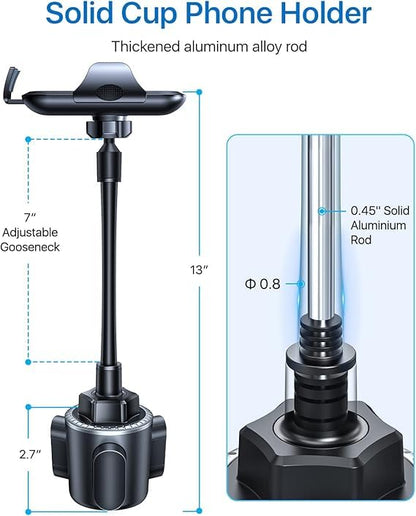 Military Grade Cup Holder Phone Holder