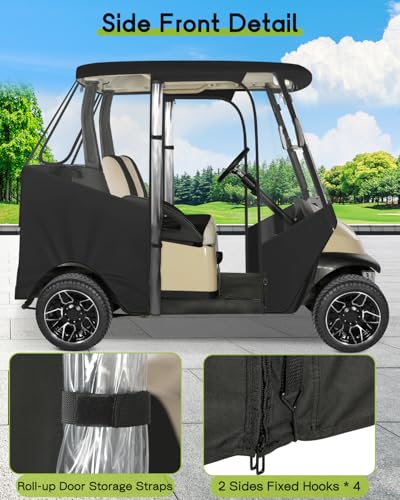2 Passenger Golf Cart Enclosure for Club Car Precedent Tempo Onward