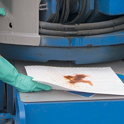 Oil Mat - Oil-Only Absorbent Mat Pads - 50 Pads per Bag - 15" x 20" Pads - Absorbs up to 28 Ounces per Pad - MAT415