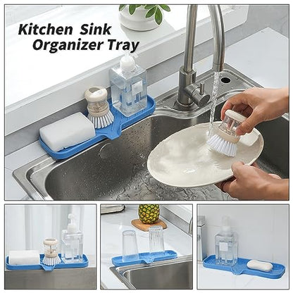 Silicone Soap Dish with Drain Spout
