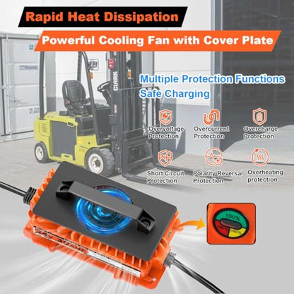 30A 24V Battery Charger 24 Volt Forklift Fast Charger with Anderson Plug Lead