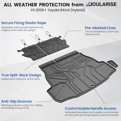 Cargo Mat for Toyota RAV4 Hybrid 2026 Accessories