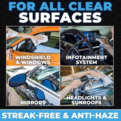 Window and Glass Cleaner Streak Free for Cars (16 Fl Oz)